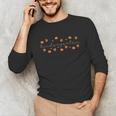 Kindergarten Teacher Pumpkin Autumn Leaves Kinder Team Fall Unisex Long Sleeve T-Shirt, funny gift