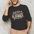 Kindergarten Teacher Wildflower Back To School Floral Outfit Men Women Unisex Long Sleeve T-Shirt, funny gift