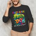 Let The Games Begin Fourth Grade Field Day 2025 Teacher Kid Unisex Long Sleeve T-Shirt, funny gift Let The Games Begin Fourth Grade Field Day 2025 Teacher Kid Unisex Long Sleeve T-Shirt, funny gift