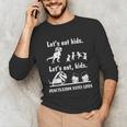 Let's Eat Kids Fun Dinosaurs Grammar Teacher Unisex Long Sleeve T-Shirt, funny gift