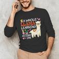 Llama Learning T Shirt Teachers Students Alpaca Lovers Unisex Long Sleeve T-Shirt, funny gift