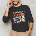 Llama Learning Teachers Students Alpaca Lover Back To School Unisex Long Sleeve T-Shirt, funny gift Llama Learning Teachers Students Alpaca Lover Back To School Unisex Long Sleeve T-Shirt, funny gift