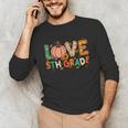 Love 5th Grade Thanksgiving Colorful Fall Leaves Teacher Unisex Long Sleeve T-Shirt, funny gift Love 5th Grade Thanksgiving Colorful Fall Leaves Teacher Unisex Long Sleeve T-Shirt, funny gift