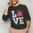 LOVE Apple 3rd Grade Teacher Student School Unisex Long Sleeve T-Shirt, funny gift LOVE Apple 3rd Grade Teacher Student School Unisex Long Sleeve T-Shirt, funny gift