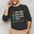 Love Daycare Provider Childcare Teacher Tie Dye Unisex Long Sleeve T-Shirt, funny gift Love Daycare Provider Childcare Teacher Tie Dye Unisex Long Sleeve T-Shirt, funny gift
