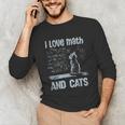 I Love Math And Cats Cat Lover Science Teacher Student Unisex Long Sleeve T-Shirt, funny gift I Love Math And Cats Cat Lover Science Teacher Student Unisex Long Sleeve T-Shirt, funny gift
