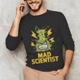 Mad Scientist Kids Youth Adult Science Teacher Chemistry Unisex Long Sleeve T-Shirt, funny gift