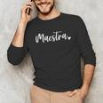 Maestra Cute Bilingual Spanish Teacher Unisex Long Sleeve T-Shirt, funny gift Maestra Cute Bilingual Spanish Teacher Unisex Long Sleeve T-Shirt, funny gift