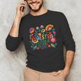 Maestra Flowers Spanish Teacher Cinco De Mayo Unisex Long Sleeve T-Shirt, funny gift Maestra Flowers Spanish Teacher Cinco De Mayo Unisex Long Sleeve T-Shirt, funny gift