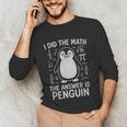 I Did The Math The Answer Is Penguin Math Teacher Unisex Long Sleeve T-Shirt, funny gift I Did The Math The Answer Is Penguin Math Teacher Unisex Long Sleeve T-Shirt, funny gift