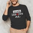 Math Inspires Me Spelled With Pi Day Teacher Unisex Long Sleeve T-Shirt, funny gift Math Inspires Me Spelled With Pi Day Teacher Unisex Long Sleeve T-Shirt, funny gift