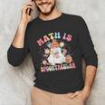 Math Is Spooktacular Math Teacher Spooky Halloween Unisex Long Sleeve T-Shirt, funny gift