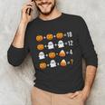 Math Teacher Halloween Equation Pumpkin Ghost Candy Corn Unisex Long Sleeve T-Shirt, funny gift Math Teacher Halloween Equation Pumpkin Ghost Candy Corn Unisex Long Sleeve T-Shirt, funny gift