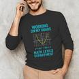 Mathletics Working On My Quads Algebra Math Teacher Unisex Long Sleeve T-Shirt, funny gift Mathletics Working On My Quads Algebra Math Teacher Unisex Long Sleeve T-Shirt, funny gift
