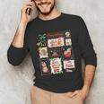 Merry And Bright Christmas Gingerbread Santa Book Teacher Unisex Long Sleeve T-Shirt, funny gift Merry And Bright Christmas Gingerbread Santa Book Teacher Unisex Long Sleeve T-Shirt, funny gift