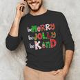 Be Merry Be Jolly Be Kind Merry Christmas Teacher Xmas Pjs Unisex Long Sleeve T-Shirt, funny gift Be Merry Be Jolly Be Kind Merry Christmas Teacher Xmas Pjs Unisex Long Sleeve T-Shirt, funny gift