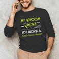 Middle School Teacher Halloween Costume Shirt Lazy Unisex Long Sleeve T-Shirt, funny gift