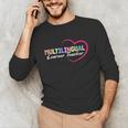 Multilingual Learner Teacher Heart Unisex Long Sleeve T-Shirt, funny gift Multilingual Learner Teacher Heart Unisex Long Sleeve T-Shirt, funny gift