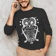 Music Note Owl Shirt Musicians Teacher Birthday Bird Unisex Long Sleeve T-Shirt, funny gift