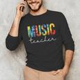 Music Teacher Tie Dye Appreciation Day Hello Back To School Men Women Unisex Long Sleeve T-Shirt, funny gift Music Teacher Tie Dye Appreciation Day Hello Back To School Men Women Unisex Long Sleeve T-Shirt, funny gift