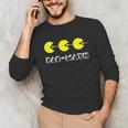Nerdy Pac-Math Nom Retro Game Precalculus Math Teacher Unisex Long Sleeve T-Shirt, funny gift Nerdy Pac-Math Nom Retro Game Precalculus Math Teacher Unisex Long Sleeve T-Shirt, funny gift