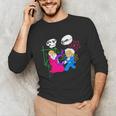 Nerdy Pythagoras Fighting Over C Squared Math Teacher Unisex Long Sleeve T-Shirt, funny gift Nerdy Pythagoras Fighting Over C Squared Math Teacher Unisex Long Sleeve T-Shirt, funny gift