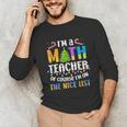On The Nice List Christmas Math Teacher Women Men Unisex Long Sleeve T-Shirt, funny gift