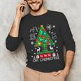 Oh Chemistree Scientist Chemical Christmas Xmas Teacher Unisex Long Sleeve T-Shirt, funny gift