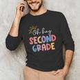 Oh Hey Second Grade First Day Of Teacher Girls Boys Kids Unisex Long Sleeve T-Shirt, funny gift Oh Hey Second Grade First Day Of Teacher Girls Boys Kids Unisex Long Sleeve T-Shirt, funny gift