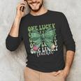 One Lucky Teacher Coquette Bow St Patricks Day Teacher Unisex Long Sleeve T-Shirt, funny gift One Lucky Teacher Coquette Bow St Patricks Day Teacher Unisex Long Sleeve T-Shirt, funny gift