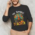 One Thankful Teacher Thanksgiving Turkey Cute Crayon Pencil Unisex Long Sleeve T-Shirt, funny gift One Thankful Teacher Thanksgiving Turkey Cute Crayon Pencil Unisex Long Sleeve T-Shirt, funny gift