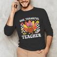 One Thankful Teacher Turkey Thanksgiving Teaching Unisex Long Sleeve T-Shirt, funny gift One Thankful Teacher Turkey Thanksgiving Teaching Unisex Long Sleeve T-Shirt, funny gift