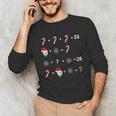 Order Of Operations Quiz Math Teacher Christmas Unisex Long Sleeve T-Shirt, funny gift