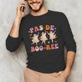 Pas De BOO-Rée Ballet Ghost Dancer Dance Teacher Halloween Unisex Long Sleeve T-Shirt, funny gift