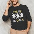 Pas De BOO-Rée Ghost Ballet Dancer Halloween Dance Teacher Unisex Long Sleeve T-Shirt, funny gift Pas De BOO-Rée Ghost Ballet Dancer Halloween Dance Teacher Unisex Long Sleeve T-Shirt, funny gift