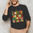 PE Teacher Christmas Holiday Unisex Long Sleeve T-Shirt, funny gift PE Teacher Christmas Holiday Unisex Long Sleeve T-Shirt, funny gift