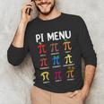 Pi Menu 314 Pi Symbol Math Teacher Happy Pi Day Unisex Long Sleeve T-Shirt, funny gift