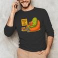 Pickle Reading Books Bookworm Teacher Librarian Kids Retro Unisex Long Sleeve T-Shirt, funny gift Pickle Reading Books Bookworm Teacher Librarian Kids Retro Unisex Long Sleeve T-Shirt, funny gift