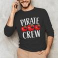 Pirate Crew Pirate Teacher Team Squad Talk Like A Pirate Day For Men Women Kids Unisex Long Sleeve T-Shirt, funny gift