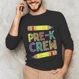 Pre-K Crew PreK Teachers Back To School Unisex Long Sleeve T-Shirt, funny gift