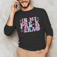 In My Pre K Era Groovy Back To School First Day Teacher Kids Unisex Long Sleeve T-Shirt, funny gift In My Pre K Era Groovy Back To School First Day Teacher Kids Unisex Long Sleeve T-Shirt, funny gift