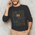 Pre K Kindergarten Hi Alphabet Back To School Teachers Men Women Girls Kids Unisex Long Sleeve T-Shirt, funny gift