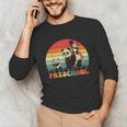 Preschool Panda Back To School Teacher Student Unisex Long Sleeve T-Shirt, funny gift