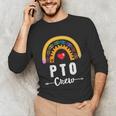 PTO Crew Parent School Volunteer Board Mom Parent Teacher Unisex Long Sleeve T-Shirt, funny gift PTO Crew Parent School Volunteer Board Mom Parent Teacher Unisex Long Sleeve T-Shirt, funny gift