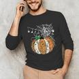 Pumpkin Music Teacher Halloween Fall Music Notes Autumn Unisex Long Sleeve T-Shirt, funny gift