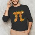 Pumpkin Pi Math Teacher Halloween Costume Geometry Unisex Long Sleeve T-Shirt, funny gift