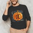 Pumpkin Pie Halloween Thanksgiving Math Teacher Pi Day Unisex Long Sleeve T-Shirt, funny gift Pumpkin Pie Halloween Thanksgiving Math Teacher Pi Day Unisex Long Sleeve T-Shirt, funny gift