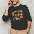 Pumpkin Spice Autumn Leaves IEPS Sped Teacher Fall Unisex Long Sleeve T-Shirt, funny gift