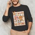 Pumpkin Teacher Preppy Fall In Love With Learning Autumn Unisex Long Sleeve T-Shirt, funny gift