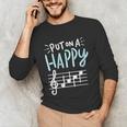 Put On A Happy Face Music Music Teacher Unisex Long Sleeve T-Shirt, funny gift Put On A Happy Face Music Music Teacher Unisex Long Sleeve T-Shirt, funny gift